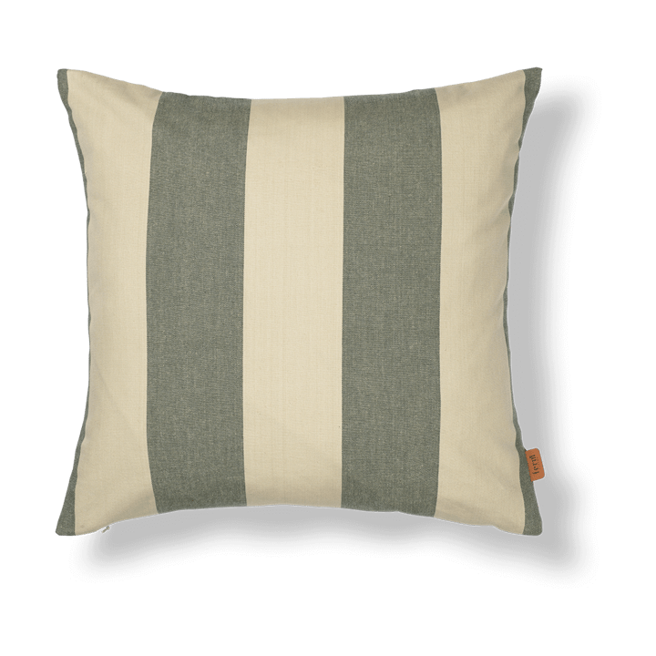 Capa de almofada Strand outdoor 50x50 cm - Dark lichen-parchment - ferm LIVING