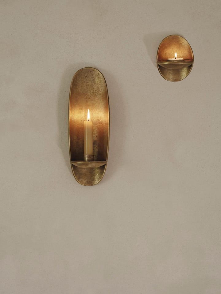 Castiçal mural Agapé - Brass finish - ferm LIVING