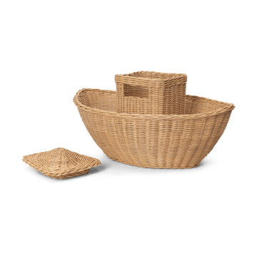 Cesta de armazenamento de vime Ark - Natural - ferm LIVING