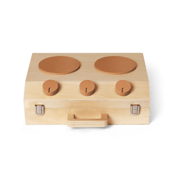 Conjunto de cozinha Toro Suitcase Kitchen para crianças - Natural - ferm LIVING