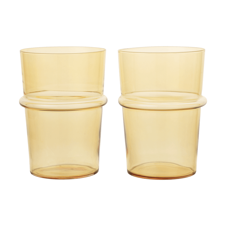 Copo alto de bebida Boya 45 cl 2-unid. - Yellow - Ferm Living