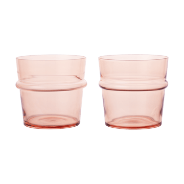 Copo baixo de bebida Boya 30 cl 2-unid. - Blush - Ferm Living