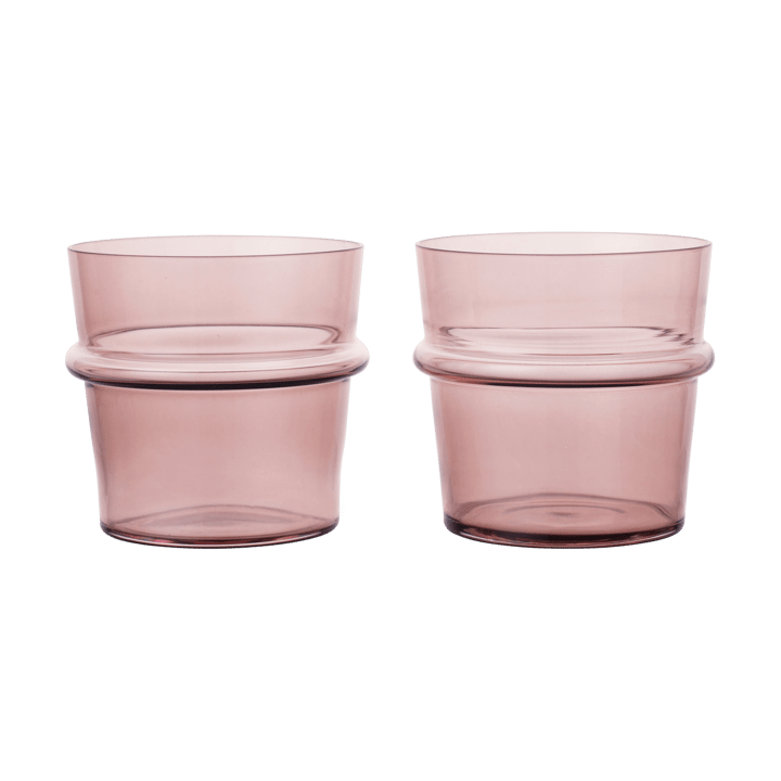 Copo baixo de bebida Boya 30 cl 2-unid. - Mauve - Ferm Living