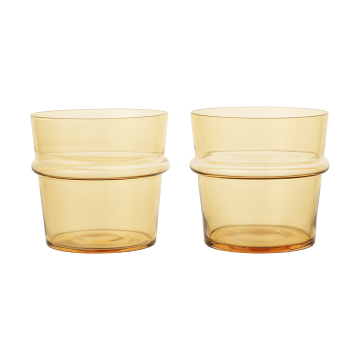 Copo baixo de bebida Boya 30 cl 2-unid., Yellow Ferm Living