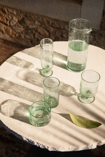 Copo de água raso Oli 11 cl - Recycled clear - ferm LIVING