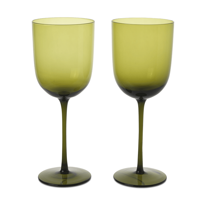 Copo de vinho tinto Host 36 cl, 2 un. - Verde Musgo - ferm LIVING