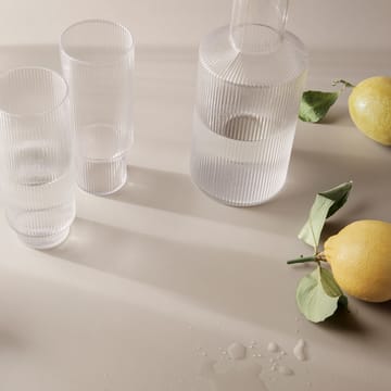 Copo longo Ripple, 4 un. - transparente - ferm LIVING