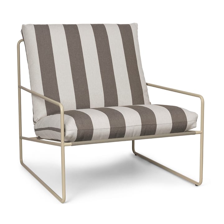 Desert poltrona - Cash stripe-chocolate - Ferm Living