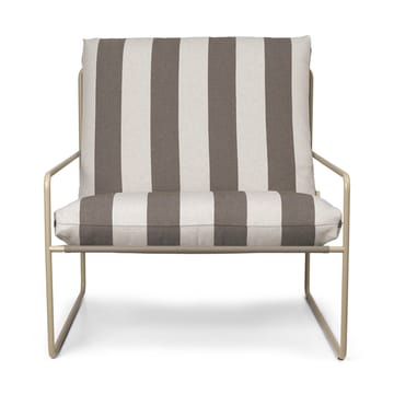 Desert poltrona - Cash stripe-chocolate - ferm LIVING