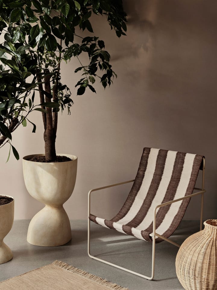 Estofos para Poltrona lounge Desert, Off-white, Chocolate ferm LIVING