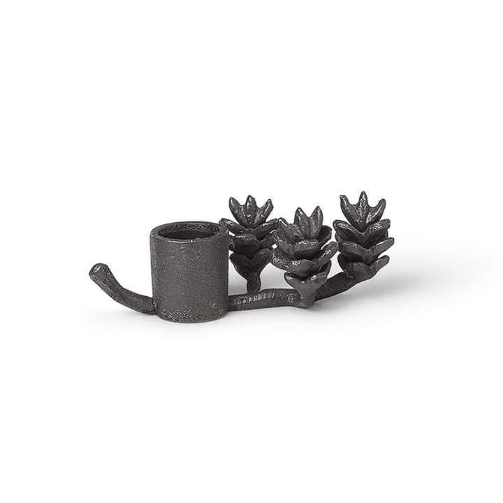 Forest castiçais 6 cm, Latão preto ferm LIVING