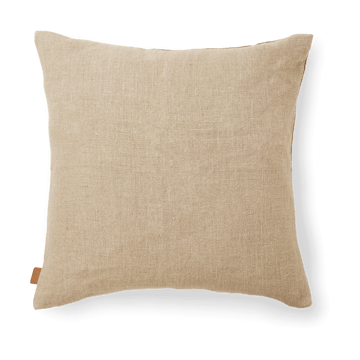 Fronha Senti Stripe 50x50 cm - Dark sand-linen - ferm LIVING