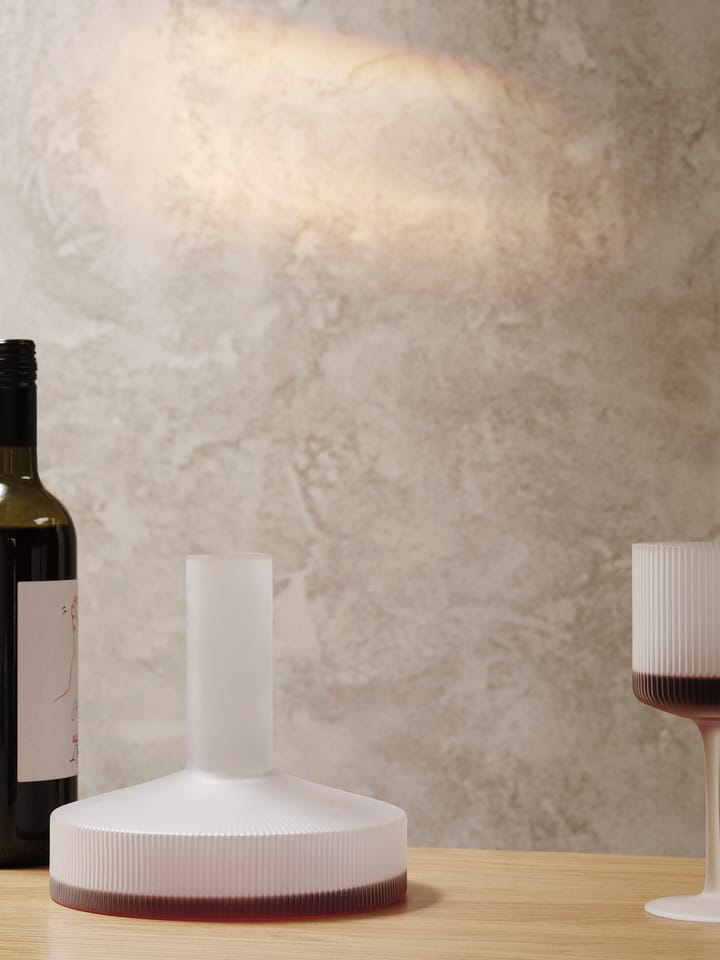 Jarro de vinho Ripple - Frosted - ferm LIVING