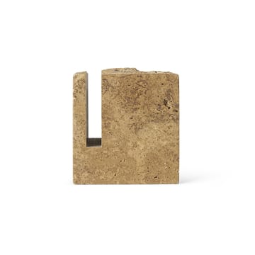 Klint porta-lápis 9x9 cm - Bege travertina - ferm LIVING