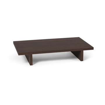 Kona mesa de apoio low table - Dark Stained oak veneer - ferm LIVING