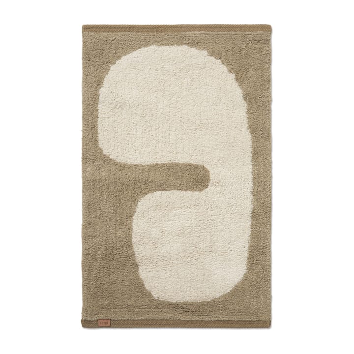 Lay tapete para casa de banho 50x70 cm - Taupe escuro-off white - Ferm Living