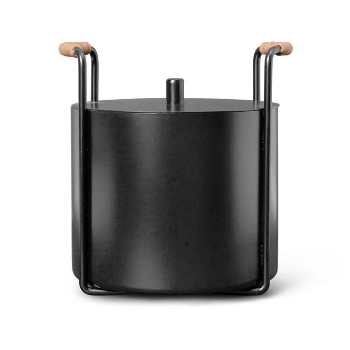 Lenha e balde de cinzas Port - Black - ferm LIVING