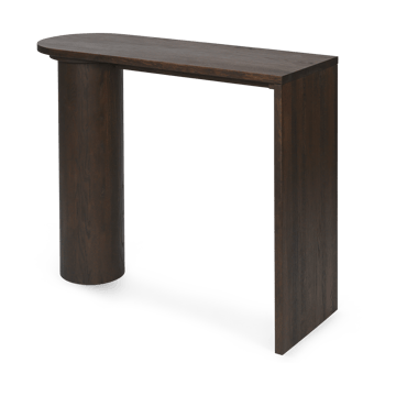 Mesa de apoio Pylo Console Table 85x36x100 cm - Carvalho manchado escuro - ferm LIVING