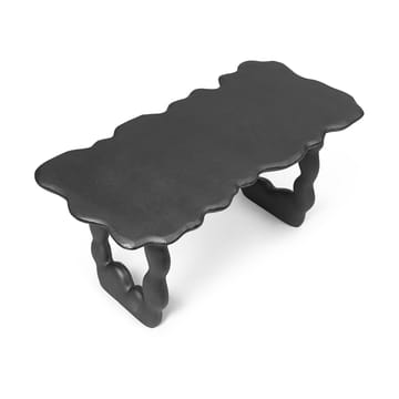 Mesa de centro Dal Piece 100x50x47 cm - Alumínio preto - ferm LIVING