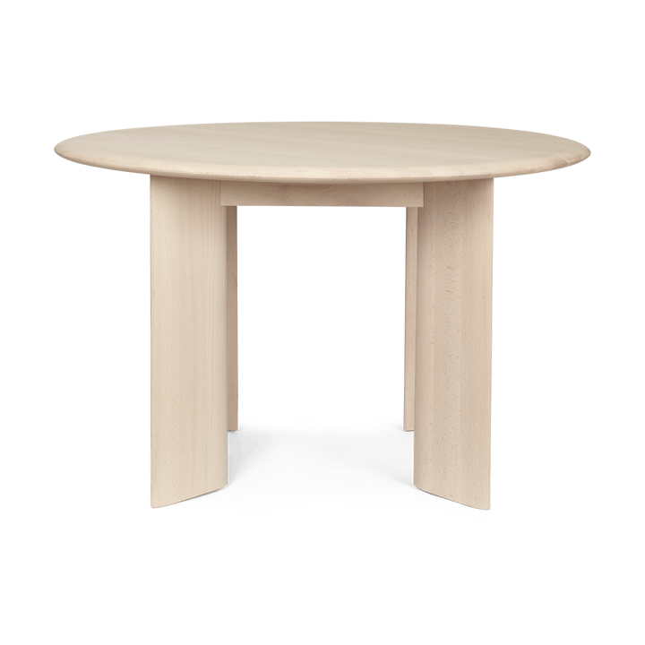 Mesa de jantar redonda Bevel - Faia branca oleada, Ø117 cm - Ferm LIVING