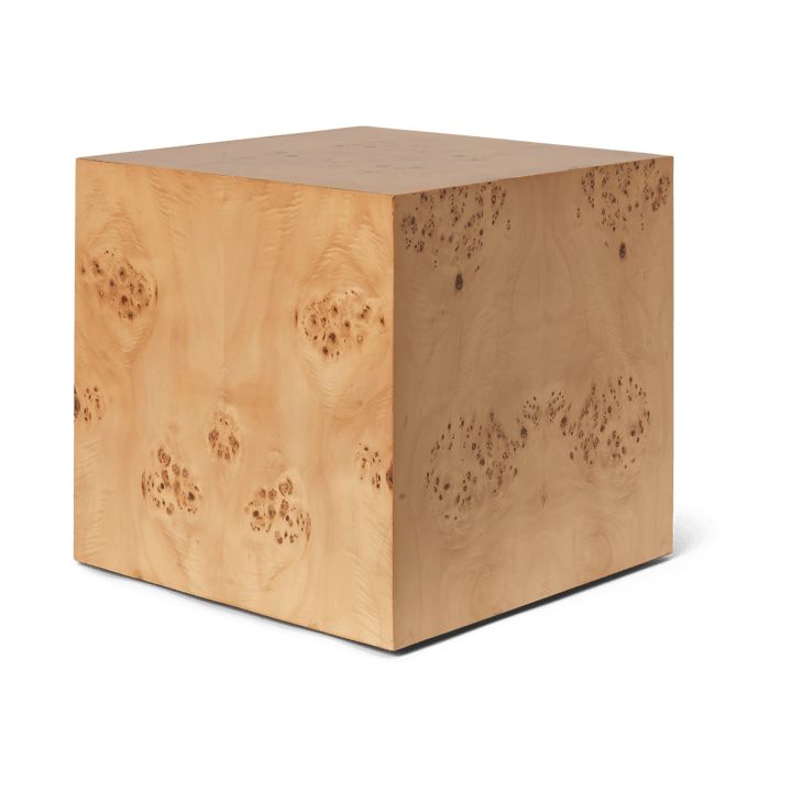 Mesa lateral Burl Cube 40x40 cm - Natural - Ferm LIVING