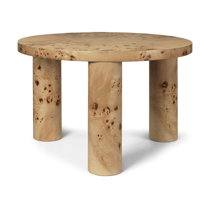Post mesa de centro pequeno 65 cm - Burl veneer - ferm LIVING
