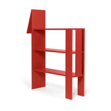 Prateleira de livro Horse 91x111 cm - Poppy Red - ferm LIVING