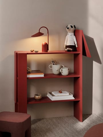 Prateleira de livro Horse 91x111 cm - Poppy Red - ferm LIVING