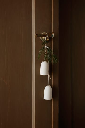 Relógio sino Decoração de Natal Ø4 cm 2 unidades - Off-white - ferm LIVING