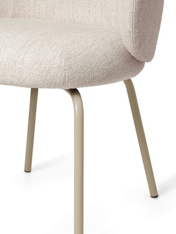 Rico cadeira de jantar- bouclé - Off-white-cashmere - ferm LIVING