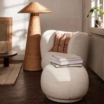 Rico cadeira lounge - Cinza quente, escovado - ferm LIVING