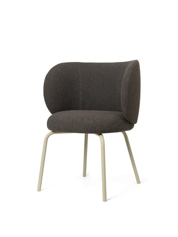 Rico Hallingdal cadeira de jantar - Cinza escuro marrom - cashmere - ferm LIVING