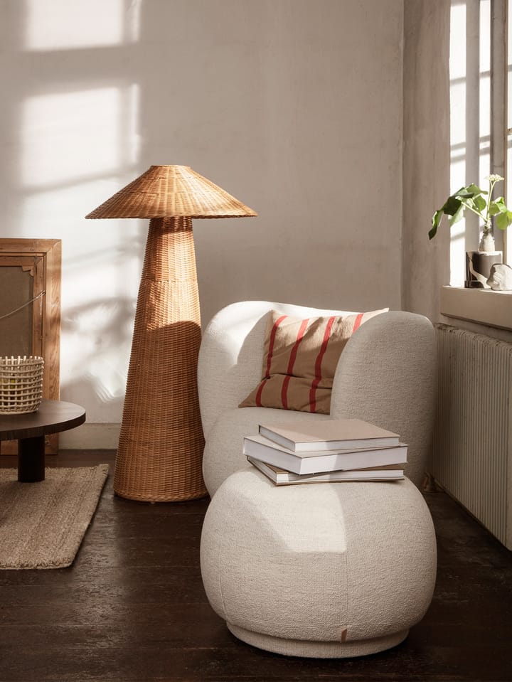 Rico pufe - Bouclé off white - ferm LIVING