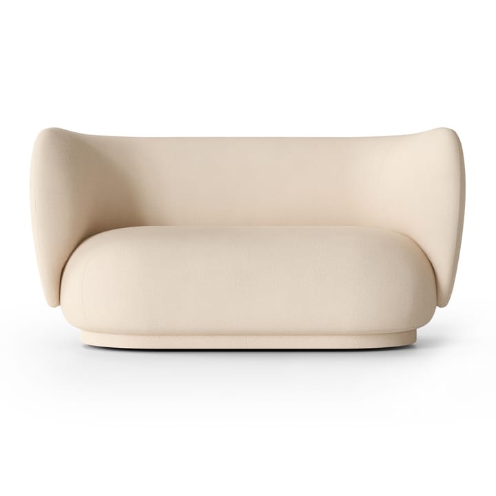 Rico sofá 2 assentos - Off white escovado - Ferm LIVING