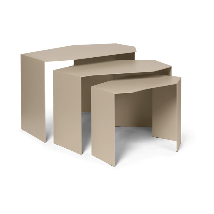 Shard cluster mesa 3 peças - Cashmere - Ferm LIVING