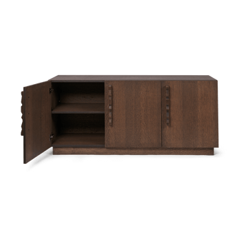 Sideboard Unda 146x68x50 cm - Carvalho manchado escuro - ferm LIVING