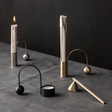 Suporte de velas Balance cromado - vela - ferm LIVING