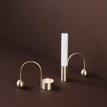 Suporte de velas Balance latão  - suporte de vela - ferm LIVING