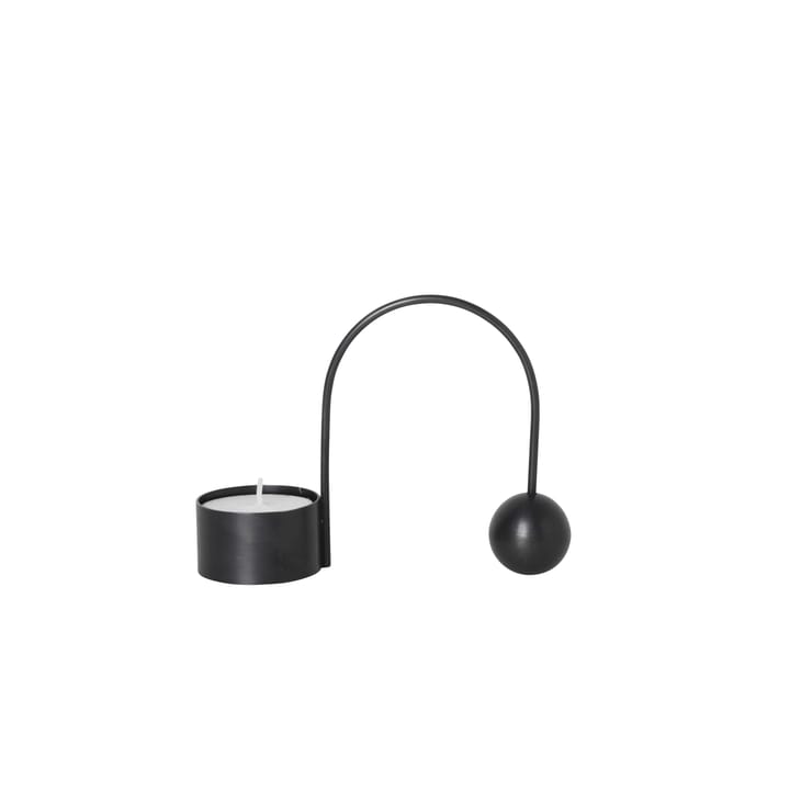 Suporte de velas Balance preto - tea light - Ferm LIVING