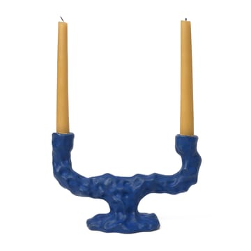 Suporte de velas Dito x2 - Bright-blue - ferm LIVING