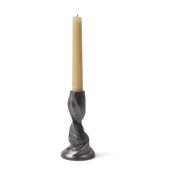 Suporte de velas Gale 13 cm - Blackened Aluminium - ferm LIVING