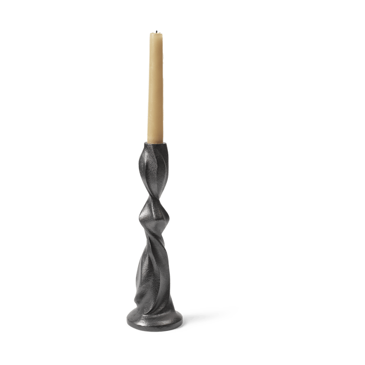 Suporte de velas Gale 25 cm - Blackened Aluminium - ferm LIVING