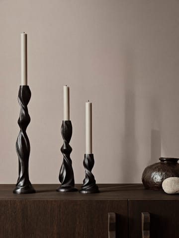 Suporte de velas Gale 38 cm - Blackened Aluminium - ferm LIVING