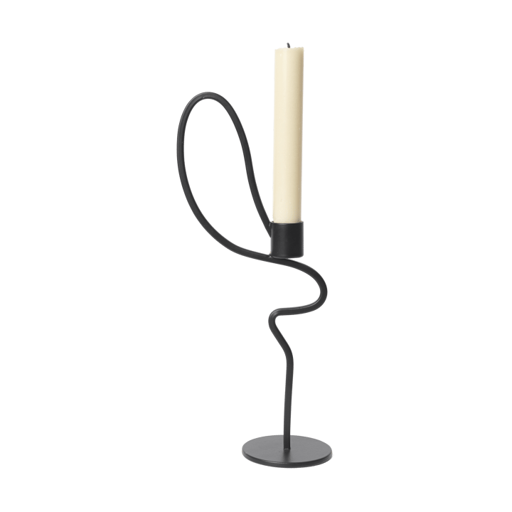 Suporte de velas Valse high - Preto - ferm LIVING