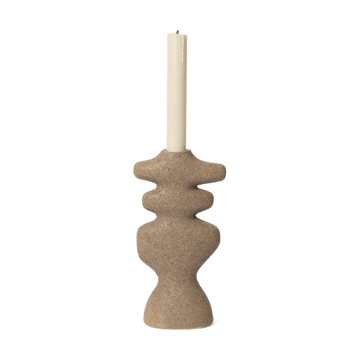 Suporte de velas Yara large - Areia Escura - ferm LIVING