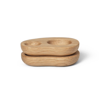 Suporte para ovos Cairn 2 un. - Oak - ferm LIVING