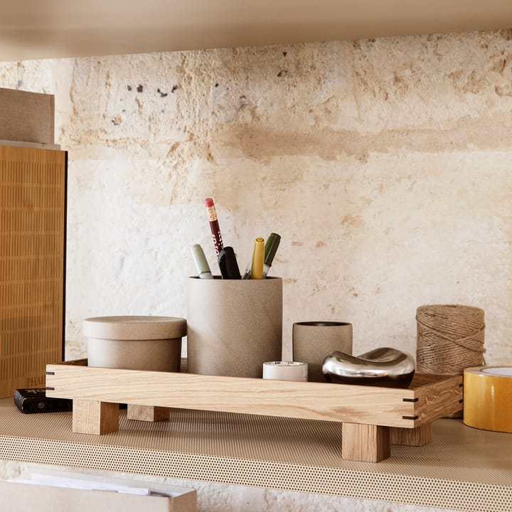 Tabuleiro de madeira Bon X pequeno, carvalho ferm LIVING