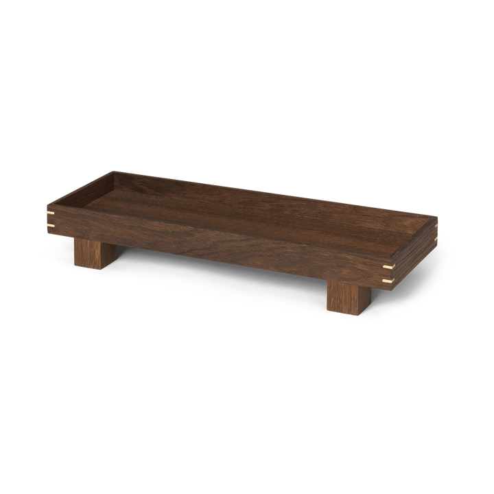 Tabuleiro de madeira Bon X pequeno - Smoked oak - Ferm LIVING