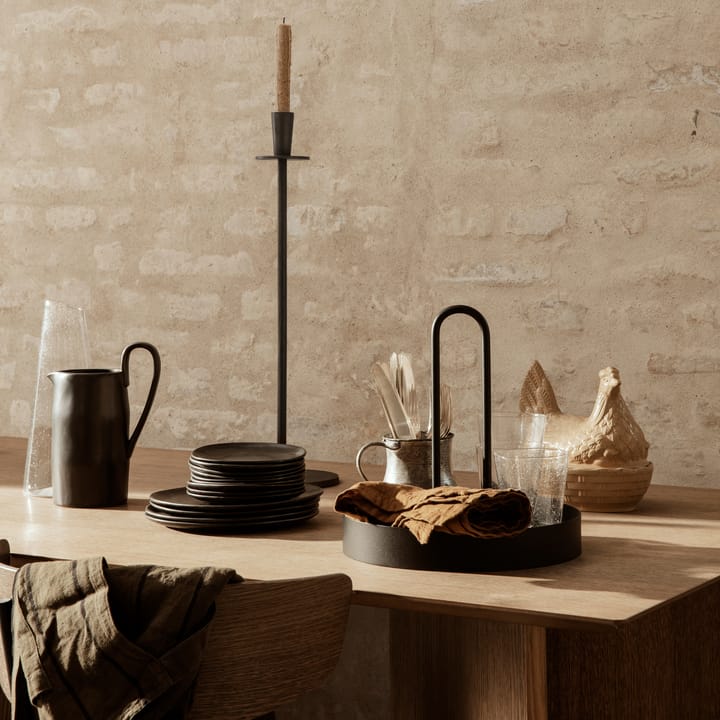 Tabuleiro Grib, preto ferm LIVING