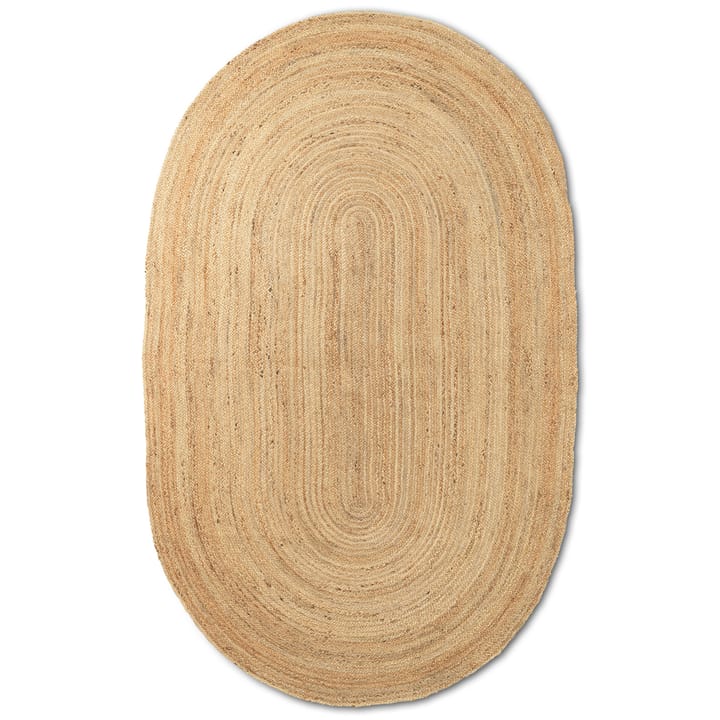 Tapete de juta grande Eternal oval , Natural ferm LIVING